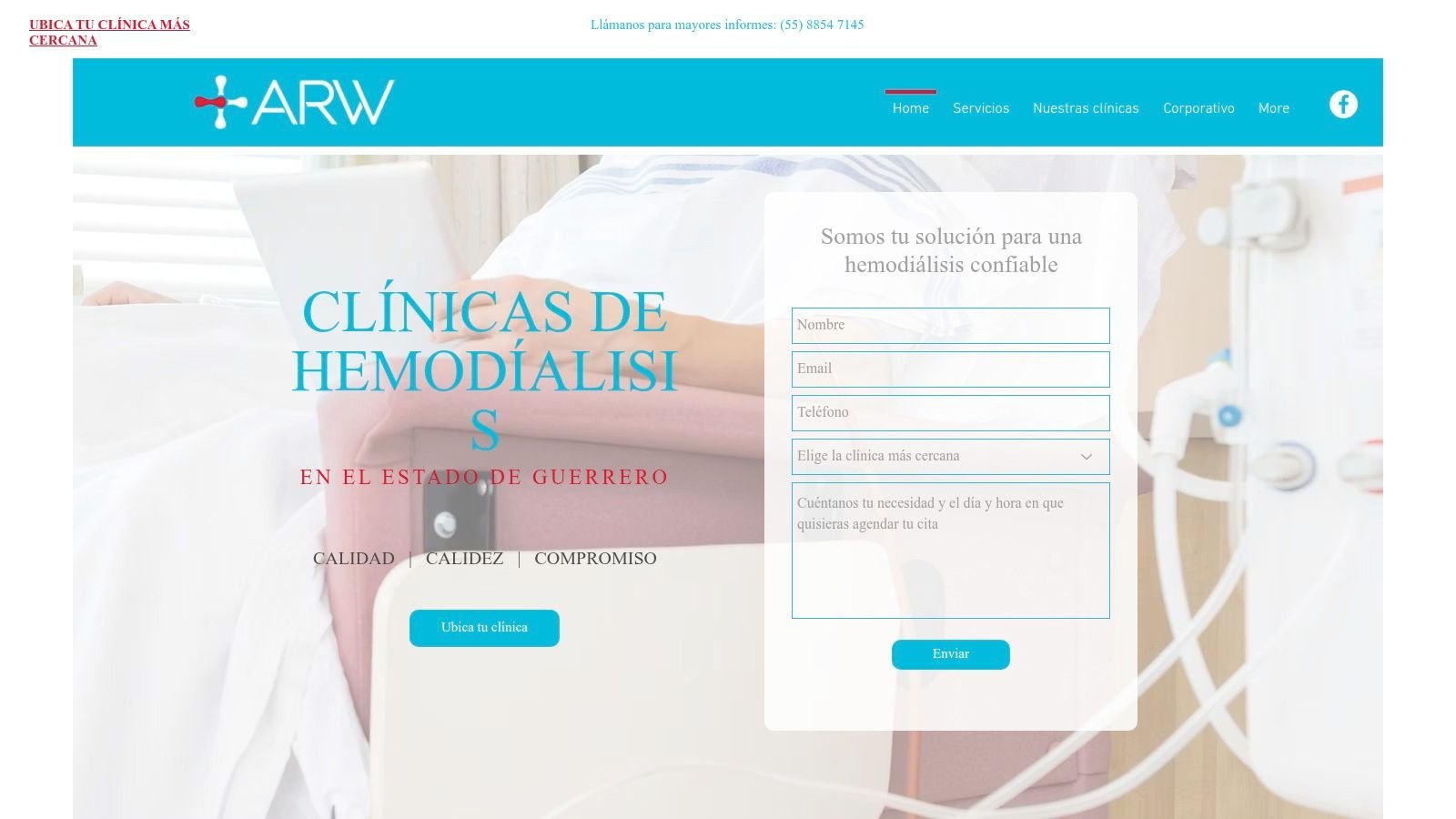 Clínicas ARW, Hemodiálisis en Acapulco