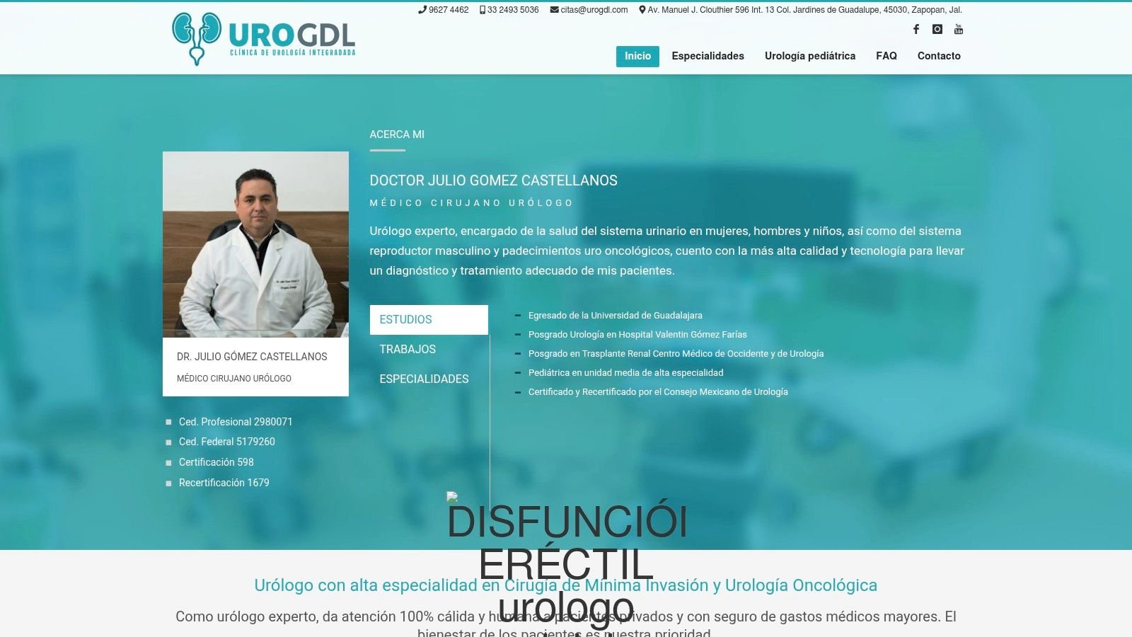 UROGDL Clínica de Urología Integrada