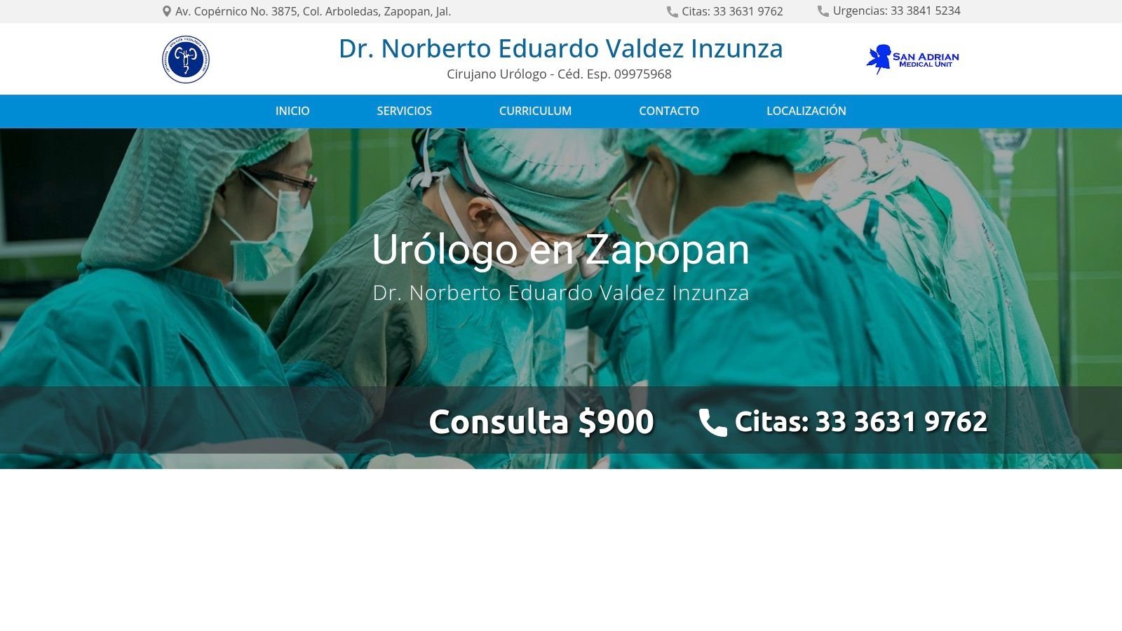Dr. Norberto E. Valdez